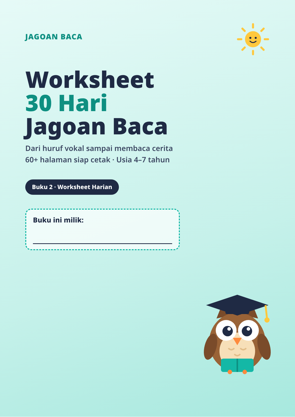 Worksheet 30 Hari Jagoan Baca
